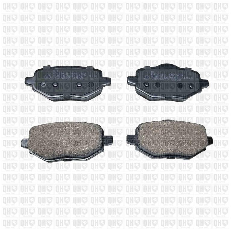 Jeu de 4 plaquettes de frein QUINTON HAZELL BP2008